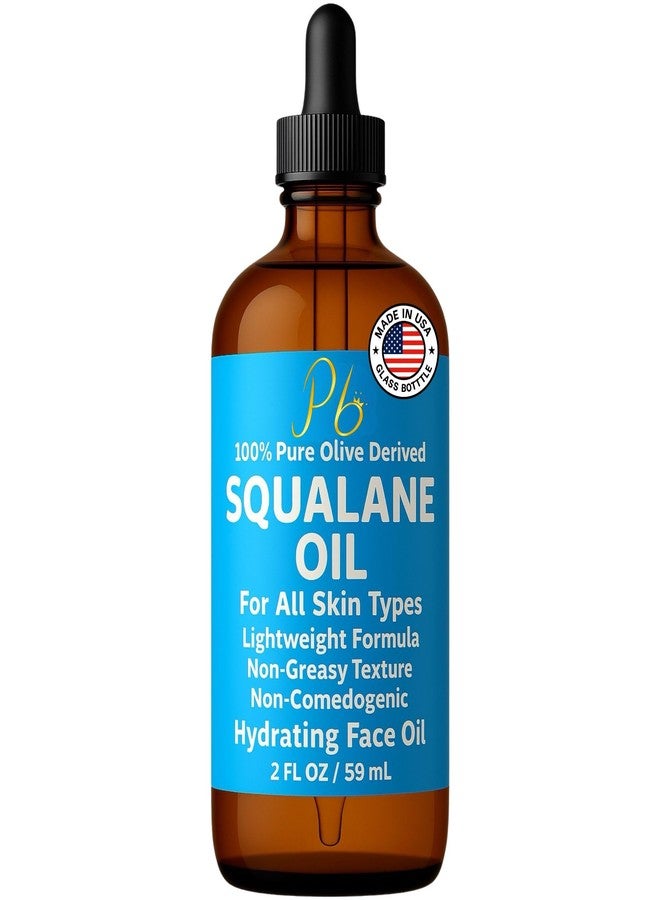 Pomberries Squalane Oil – 100% Plant-Derived, Lightweight & Fast-Absorbing, Squalane Oil for Face, Anti-Aging, Dry Skin, Hair & Body | Non-Greasy, Non-Comedogenic Moisturizer | 2 fl oz - Image 1